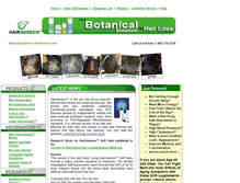 Tablet Screenshot of botanical-hairloss-treatments.com